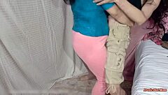 I'm a long-haired stepbrother dancing mujra with desi stepsister Sara