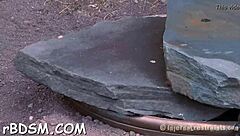 european slut endures hardcore fucking with rabbit toy in pov