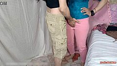 I'm a long-haired stepbrother dancing mujra with desi stepsister Sara