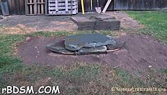 european slut endures hardcore fucking with rabbit toy in pov