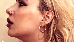 girl with bubble butt and small tits takes care of her wet pussy with dildo in the shower, reaching orgasm