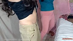 I'm a long-haired stepbrother dancing mujra with desi stepsister Sara