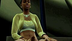 Grandmother and hot girls in a group, wet and wild fun with The Sims 4