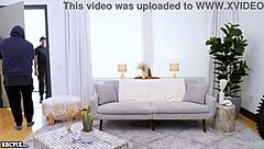Vanessa Marie has a big black cock in her mouth while giving a blowjob and riding it hard