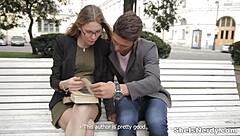 Nerdy girl gets her ass fucked by a hot guy while studying for Argentina’s future