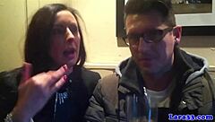 Glam Mature Sucks Cock and Rides Cowgirl After Picking Up British Bloke