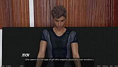 3D animated MILF with huge tits in space dating simulation