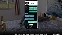 3D animated cartoon with college-age characters in sexual situations