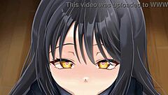 I give Junior a passionate blowjob in this hentai anime scene.