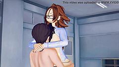Android 21 in a hot 3D DBZ hentai game