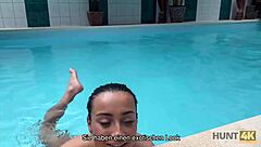 Young wife Anna Rose gets paid for public sex