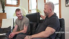 The step father says, come here son for some bareback assfucking in our unspoken bond