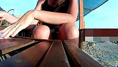 Milf Flashes Without Panties in Public Adrenaline Rush