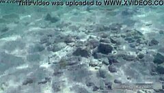 german teen shows big boobs in bikini at beach 😍