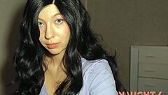Step-mom’s big tits and anal scene with a beautiful girlfriend
