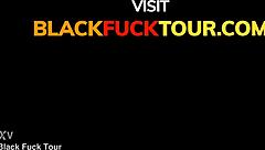 Black beauty gets rough and sloppy in hardcore interracial sex