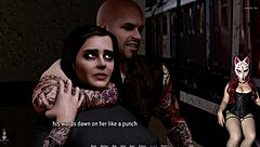 Public toilet blowjob and other Hentai scenes with bent over and doggystyle action