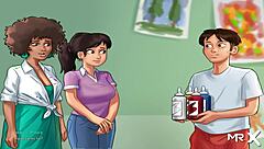 Wow! Headmistress Gets An Erotic Blowjob In Summertime Saga!