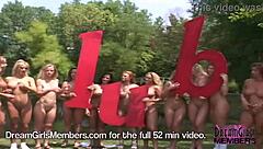Huge group of hopefuls compete in miss nude usa contest outdoors