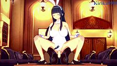 Petite redhead Indigo fucks tattooed slut Lavender 😈