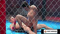 Have you ever been to a naked MMA fight? Hunk fighters sucking and fucking hard in Hothouse.