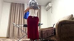 he really pounded that old milf's stretched anal ass, amateurs loving it