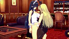 Futanari sex in Ikaruga and Katsuragi bunny girl adventure