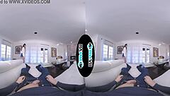 wetvr step sister takes advantage of the masturbator in this vr porn scene