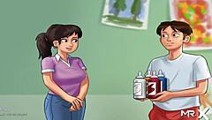 Wow! Headmistress Gets An Erotic Blowjob In Summertime Saga!