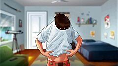 A compilation of hot scenes from Summertime Saga, a popular anime-style adult game