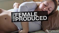 beauty yanks lily enjoys a softcore climax with tattooed amateurs in toe and pussy masturbation