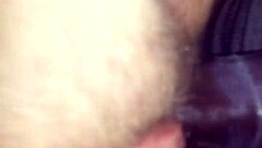 Black Amateur MILF with Hairy Beaver in Specific Scene