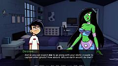 Danny phantom and amity park share a green handjob adventure.