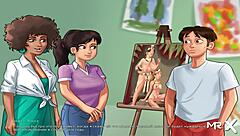 Wow! Headmistress Gets An Erotic Blowjob In Summertime Saga!