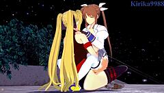 Magical girl Lyrical Nanoha Strikers hentai with big tits