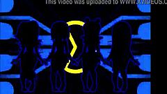 pacman ghost girls dance through three phases in anime style