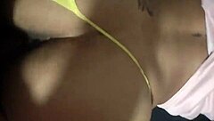 We talked to the pretty latina girl next door and ended up having sensual sex with her fat tits and ass