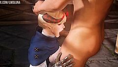 Busty candi coxx enjoys double penetration