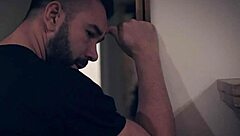 Homeless teen licks and deepthroats family man's cock for cumshot