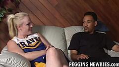 you finally get that big plastic cock in your ass for femdom humiliation and domination