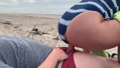 Passers-by looked but she continued until I cum in public anal.