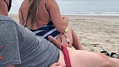 Passers-by looked but she continued until I cum in public anal.