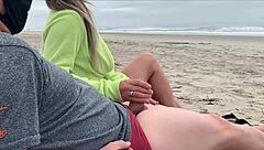 Passers-by looked but she continued until I cum in public anal.