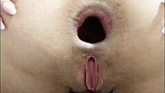 Black cock lover gets bareback anal in her hair