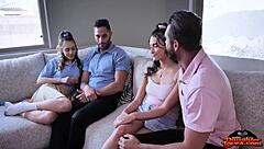 Sera Ryder And Mila Taylor Get Wild With Neighbors' Influence In Doggystyle And Cowgirl!