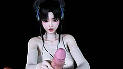 3D College Slut Cheating with Big Cock