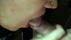 Feeling Nostalgic, Oldie Enjoys Milk, Oreos, And Cum Swallow