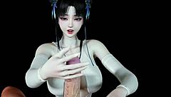 3D big-boobed college girl cheats with well-endowed man