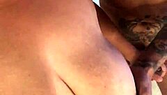 Skinny Beautiful Wife Pleases Tipper Unaware