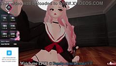 Kanako tries to talk but chat wants her to squirt